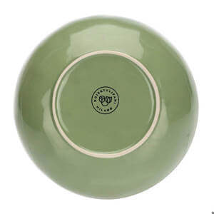 Rose & Tulipani Concerto Verde Oliva Soup Plate